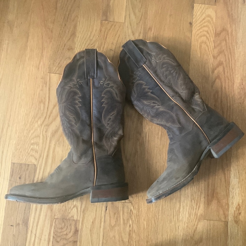 Dan Post genuine leather cowboy boots